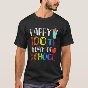 Camiseta 100 Días De Maestría Y Estudiante Escolar