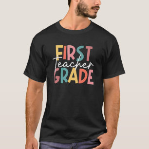 Camiseta 100 Días De Maestro De Matemáticas De Primer Grado