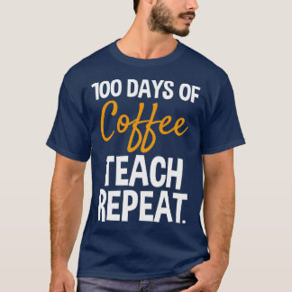 Camiseta 100 días de maestro escolar 100 días