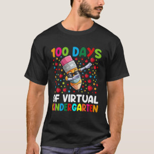 Camiseta 100 días de maestro o estudiante de kindergarten v