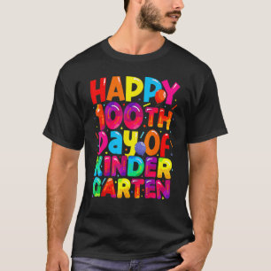 Camiseta 100 días de maestros de jardín de infancia niños 1