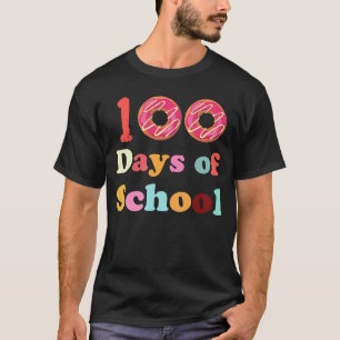 Camiseta 100 días de maestros escolares niños cultivan 100