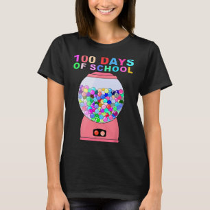 Camiseta 100 Días De Máquina Gumball Escolar Para Niños Ens