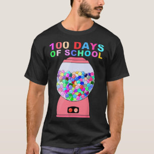 Camiseta 100 Días De Máquina Gumball Escolar Para Niños Ens