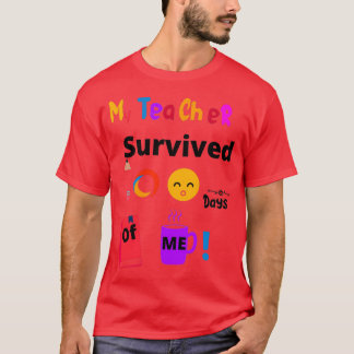 Camiseta 100 Días De Mi Divertida Escuela