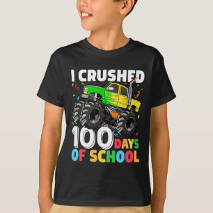 Camiseta 100 días de monstruo escolar 100 días de Scho