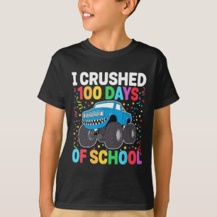 Camiseta 100 Días De Monstruo Escolar Camión 100 Día De Sch