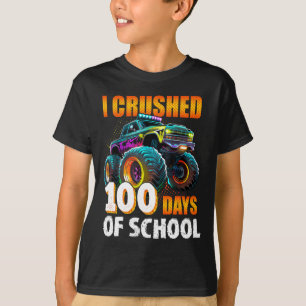 Camiseta 100 Días De Monstruo Escolar Camión 100 Día De Sch