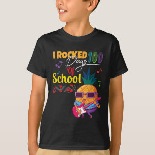 Camiseta 100 Días De Música De Guitarra Escolar 100
