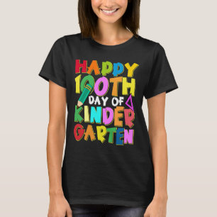 Camiseta 100 Días De Niños De Jardín De Niños 100 Días De E