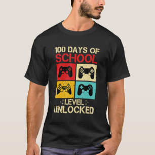 Camiseta 100 Días De Nivel Escolar Desbloqueados 1