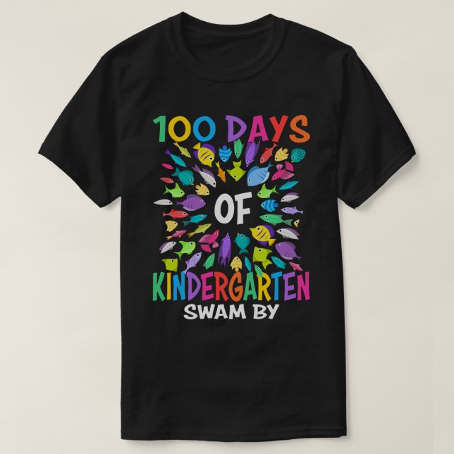 Camiseta 100 Días De Paro Infantil Por Pescado 100 Días Sc (Diseño del anverso)