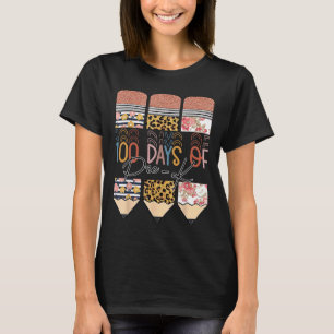 Camiseta 100 Días De Preescolar Feliz 100º Día De Enseñanza