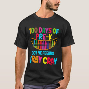 Camiseta 100 Días De Prek Me Hicieron Sensarme De Grillo Gr