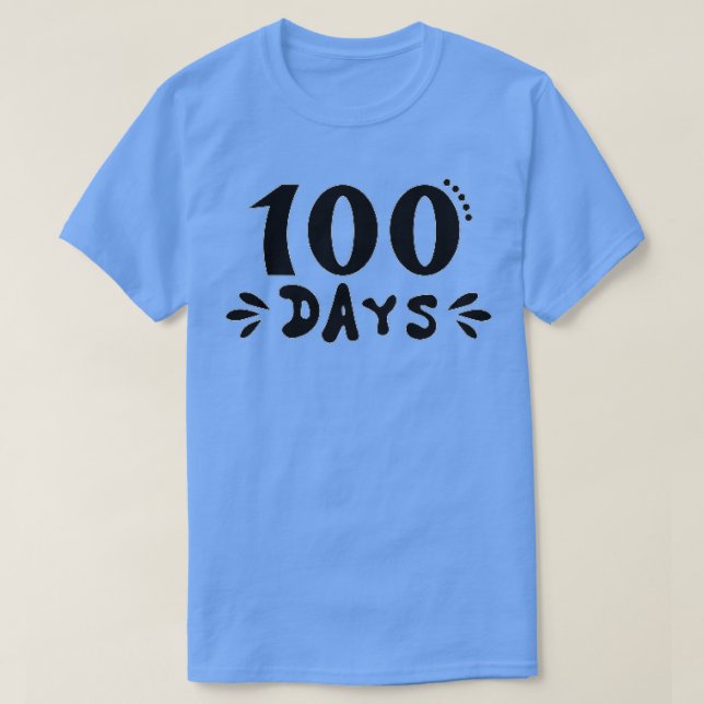 Camiseta 100 días de profesor 7 (Diseño del anverso)