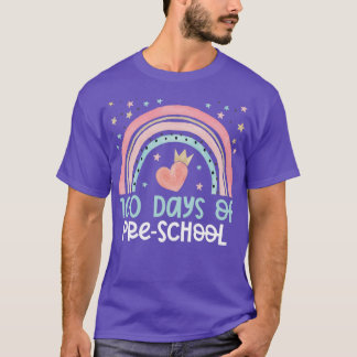 Camiseta 100 días de profesor de preescolar