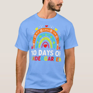 Camiseta 100 días de profesor o estudiante de guardería