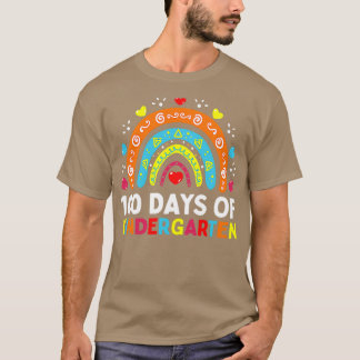 Camiseta 100 días de profesor o estudiante de guardería