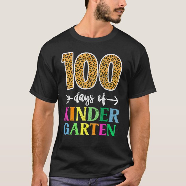 Camiseta 100 Días De Profesores De Escuelas Primarias (Anverso)