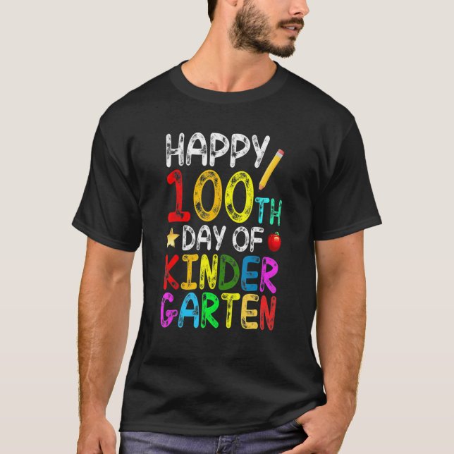 Camiseta 100 Días De Profesores De Escuelas Primarias (Anverso)