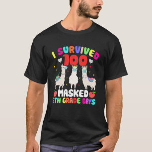 Camiseta 100 Días De Quinto Grado Sobrevivientes Felices 10