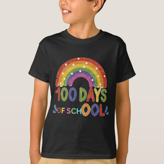 Camiseta 100 días de regalo escolar (Anverso)