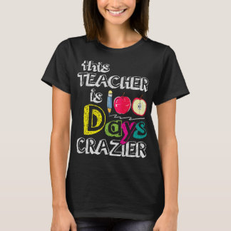 Camiseta 100 días de regalos escolares - Este profesor es 1