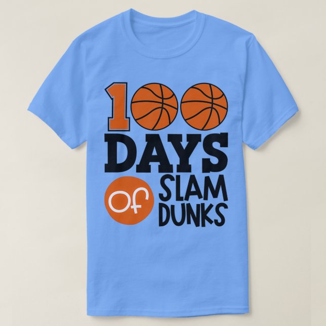 Camiseta 100 días de Salmam Dunks Classic TShirt (Diseño del anverso)