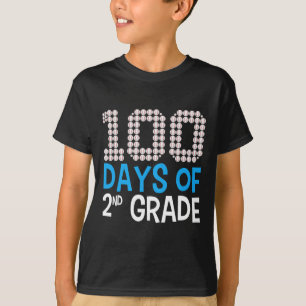 Camiseta 100 Días De Segundo Grado Deporte De Béisbol 100º