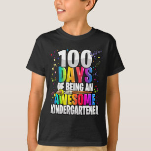 Camiseta 100 días de ser un genial kindergartner 100