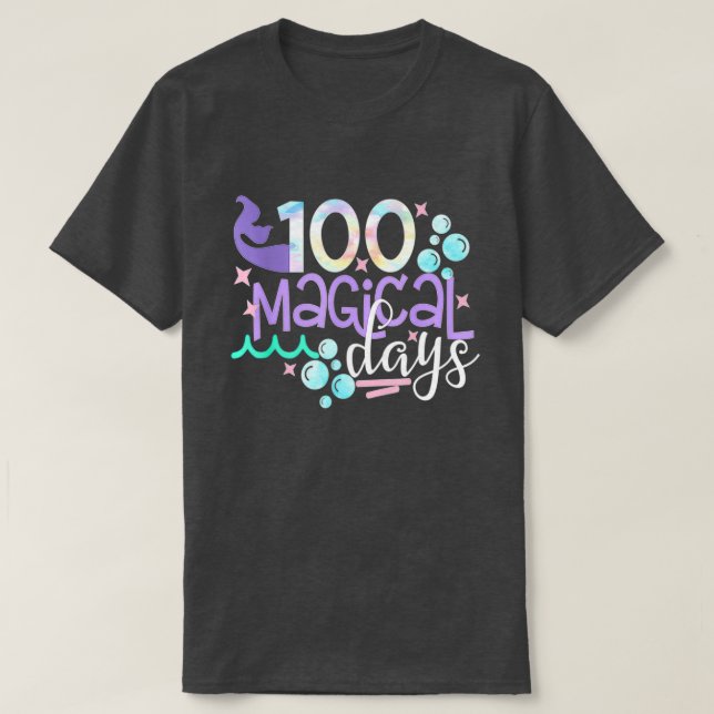 Camiseta 100 días de sirvienta escolar Chicas 100 días de S (Diseño del anverso)