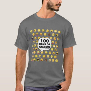Camiseta 100 Días De Sonrisas Chicas De Emoji