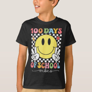 Camiseta 100 Días De Sonrisas Escolares, Cara 100