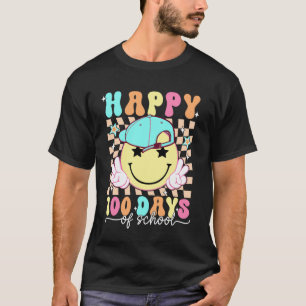 Camiseta 100 Días de Vibraciones Escolares Cara Sonriente G