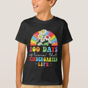 Camiseta 100 días de vida #39; ese jardín de infantes hippi
