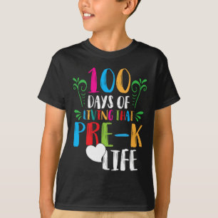 Camiseta 100 días de vida antes de su nacimiento 100 días d