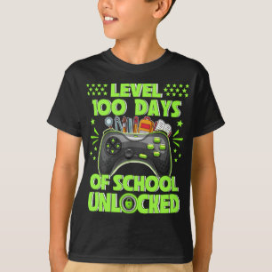 Camiseta 100 Días De Videojuegos Escolares