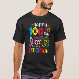 Camiseta 100 días del 1° grado 100 día de Maestría Escolar