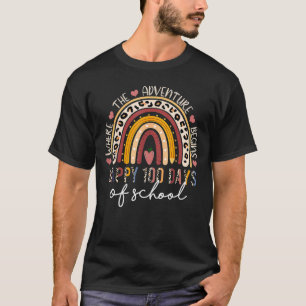 Camiseta 100 días del día del profesor escolar 100 días Leo
