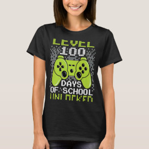 Camiseta 100 días del maestro de videojuegos
