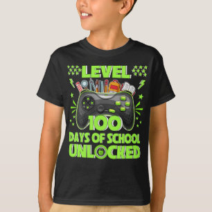 Camiseta 100 días del maestro de videojuegos