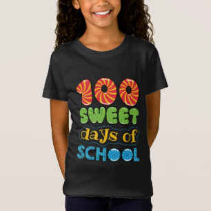 Camiseta 100 Días Dulces Escolares, Estudiante de Amante de