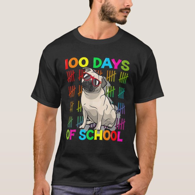 Camiseta 100 Días En La Escuela Los Amantes Del Perro De Pu (Anverso)
