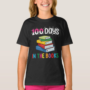 Camiseta 100 Días En Los Libros Bibliotecaria Escolar De Le