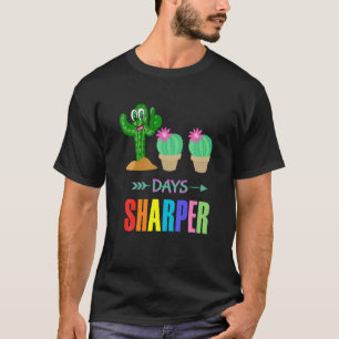 Camiseta 100 Días Escolares 100 Maestra De Cactus Más Aguda