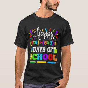 Camiseta 100 Días Escolares 100 Maestros de Ecuación Matemá