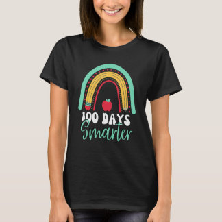 Camiseta 100 Días Escolares Arcoiris 100 Día Escolar 100