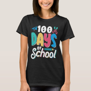 Camiseta 100 Días Escolares De Alumnos Cl