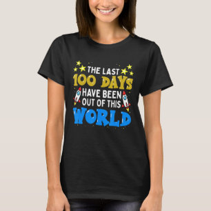 Camiseta 100 Días Escolares De Astronautas Del Espacio Ultr