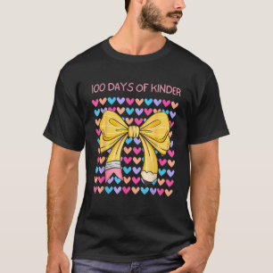 Camiseta 100 Días Escolares De La Maestra De Guardería Coqu